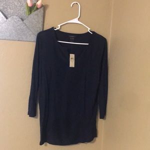 Quarter sleeve Navy Blue Blouse